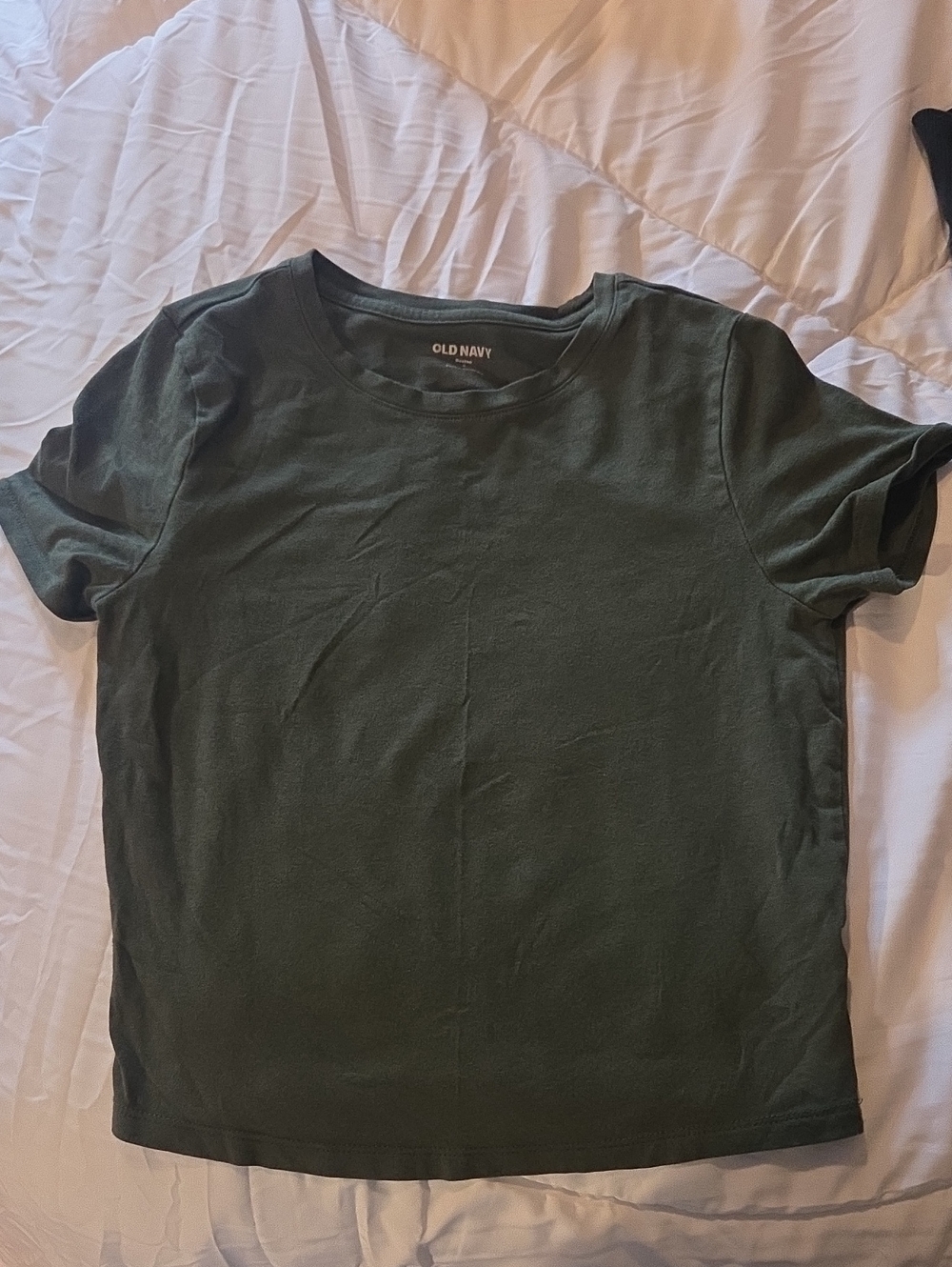 Old Navy Short-Sleeve Crew T-Shirt in Dark Green Size Small